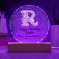 Happy Birthday Robin v01 - Circle Acrylic Plaque