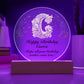 Happy Birthday Carrie v01 - Circle Acrylic Plaque