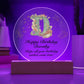Happy Birthday Dorothy v01 - Circle Acrylic Plaque