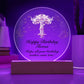 Happy Birthday Teresa v01 - Circle Acrylic Plaque