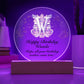 Happy Birthday Wanda v01 - Circle Acrylic Plaque