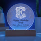 Happy Birthday Emily v01 - Circle Acrylic Plaque