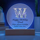 Happy Birthday Wendi v02 - Circle Acrylic Plaque