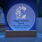 Happy Birthday Carole v02 - Circle Acrylic Plaque