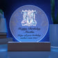 Happy Birthday Martha v01 - Circle Acrylic Plaque