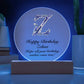 Happy Birthday Zelma v02 - Circle Acrylic Plaque