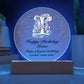 Happy Birthday Irene v01 - Circle Acrylic Plaque
