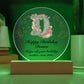 Happy Birthday Donna v01 - Circle Acrylic Plaque