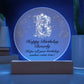 Happy Birthday Beverly v01 - Circle Acrylic Plaque