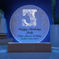 Happy Birthday Judy v01 - Circle Acrylic Plaque