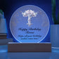 Happy Birthday Teresa v01 - Circle Acrylic Plaque