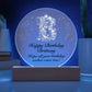 Happy Birthday Brittany v01 - Circle Acrylic Plaque