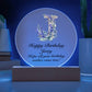 Happy Birthday Jerry v02 - Circle Acrylic Plaque
