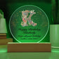 Happy Birthday Kimberly v01 - Circle Acrylic Plaque