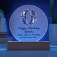 Happy Birthday Ophelia v02 - Circle Acrylic Plaque