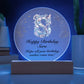 Happy Birthday Sara v01 - Circle Acrylic Plaque