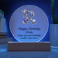 Happy Birthday Ruby v02 - Circle Acrylic Plaque