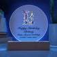 Happy Birthday Britney v02 - Circle Acrylic Plaque