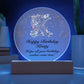 Happy Birthday Kristy v01 - Circle Acrylic Plaque
