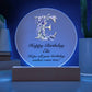 Happy Birthday Ela v02 - Circle Acrylic Plaque
