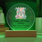 Happy Birthday Melissa v01 - Circle Acrylic Plaque