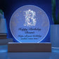 Happy Birthday Bonnie v01 - Circle Acrylic Plaque