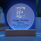 Happy Birthday Elenora v02 - Circle Acrylic Plaque
