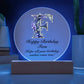 Happy Birthday Fern v02 - Circle Acrylic Plaque