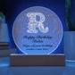 Happy Birthday Robin v01 - Circle Acrylic Plaque