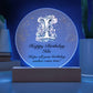 Happy Birthday Ida v01 - Circle Acrylic Plaque