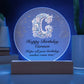 Happy Birthday Carmen v01 - Circle Acrylic Plaque