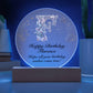 Happy Birthday Florence v01 - Circle Acrylic Plaque