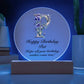 Happy Birthday Pat v02 - Circle Acrylic Plaque