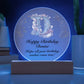 Happy Birthday Denise v01 - Circle Acrylic Plaque