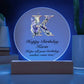 Happy Birthday Karin v02 - Circle Acrylic Plaque