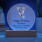 Happy Birthday Veronica v02 - Circle Acrylic Plaque