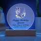 Happy Birthday Lynnette v02 - Circle Acrylic Plaque