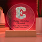 Happy Birthday Elizabeth v01 - Circle Acrylic Plaque