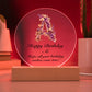 Happy Birthday Ai v02 - Circle Acrylic Plaque