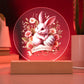 Happy Easter Bunny Sign 11 - Circle Acrylic Plaque