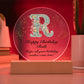 Happy Birthday Ruth v01 - Circle Acrylic Plaque