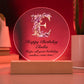 Happy Birthday Elodia v02 - Circle Acrylic Plaque