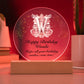 Happy Birthday Wanda v01 - Circle Acrylic Plaque