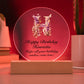 Happy Birthday Henrietta v02 - Circle Acrylic Plaque