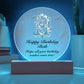Happy Birthday Beth v01 - Circle Acrylic Plaque