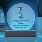 Happy Birthday Irina v02 - Circle Acrylic Plaque