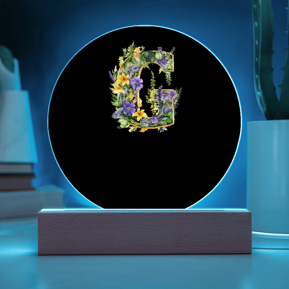 Happy Birthday Germaine v02 - Circle Acrylic Plaque
