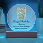 Happy Birthday Sharon v01 - Circle Acrylic Plaque