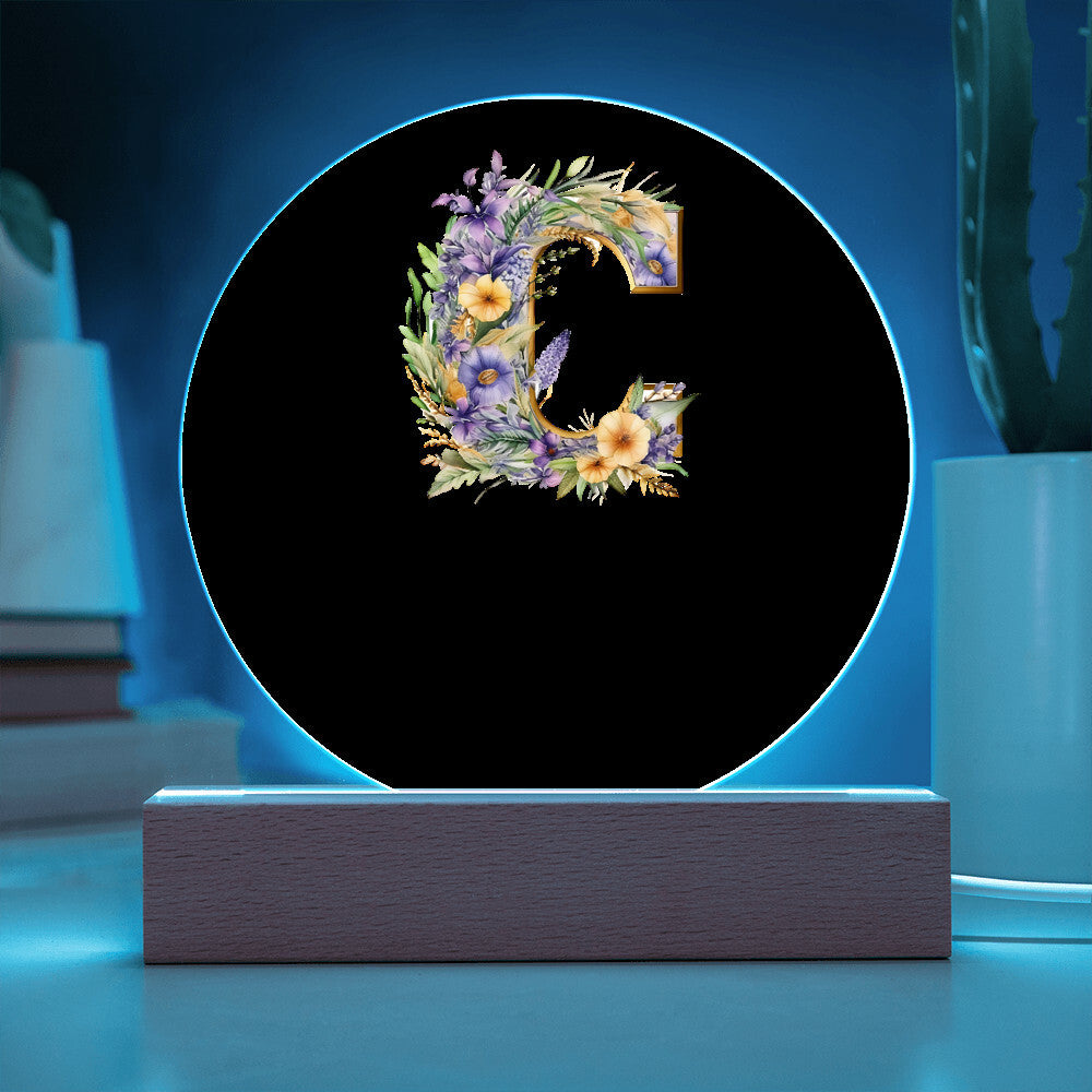 Happy Birthday Carmelia v02 - Circle Acrylic Plaque