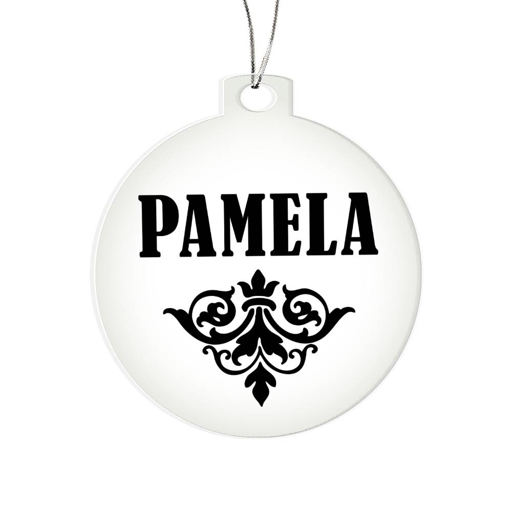 Pamela v01 - Acrylic Ornament